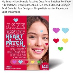 Heart Pimple Patches 140 count